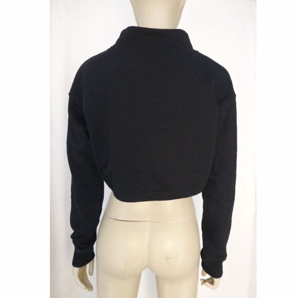 FCUK Drawstring Cropped Long Sleeve Top - Picture 4 of 14